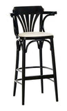 Michael Thonet No. 135 Bentwood Stool by Ton (Upholstered) - Bauhaus 2 Your House