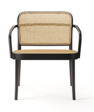 No. 811 Bentwood Lounge Armchair by Ton - Cane Seat and Back - Bauhaus 2 Your House