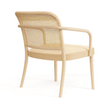 No. 811 Bentwood Lounge Armchair by Ton - Upholstered Seat / Cane Back - Bauhaus 2 Your House