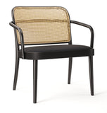 No. 811 Bentwood Lounge Armchair by Ton - Upholstered Seat / Cane Back - Bauhaus 2 Your House