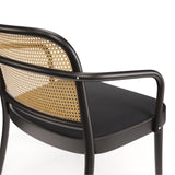 No. 811 Bentwood Lounge Armchair by Ton - Upholstered Seat / Cane Back - Bauhaus 2 Your House