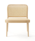 No. 811 Bentwood Lounge Chair by Ton - Upholstered Seat / Cane Back - Bauhaus 2 Your House