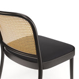 No. 811 Bentwood Lounge Chair by Ton - Upholstered Seat / Cane Back - Bauhaus 2 Your House