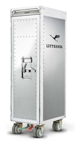 Rivet Rocker Used Lufthansa Retro Airplane Trolley by Bordbar - Bauhaus 2 Your House