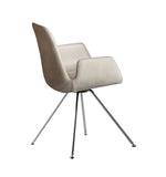 Step Armchair Upholstered with Steel Base 904.22 by Tonon - Bauhaus 2 Your House