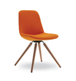 Step Chair 904.31 Upholstered with Wood Base by Tonon - Bauhaus 2 Your House
