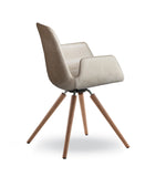 Step Armchair Upholstered with Wood Base 904.32 by Tonon - Bauhaus 2 Your House