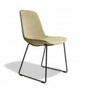 Step Chair 904.93 Upholstered with Sled Base by Tonon - Bauhaus 2 Your House