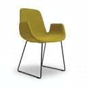 Step Armchair Upholstered with Sled Base by Tonon - Bauhaus 2 Your House
