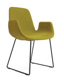 Step Armchair Upholstered with Sled Base by Tonon - Bauhaus 2 Your House