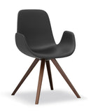 Step Armchair Soft Touch Wood Base 904L2 by Tonon - Bauhaus 2 Your House