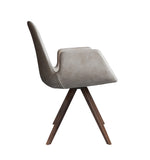 Step Armchair Upholstered with Wood Base 904L4 by Tonon - Bauhaus 2 Your House