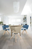 Twiss Chair Upholstered with Wooden Base - Bauhaus 2 Your House
