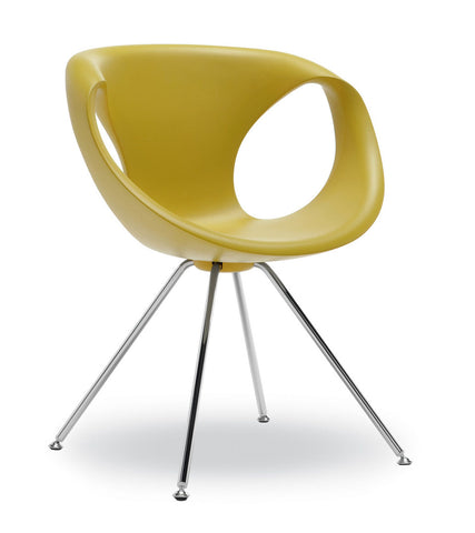 Up Soft Touch Chair with Metal Base 907.01 by Tonon - Bauhaus 2 Your House