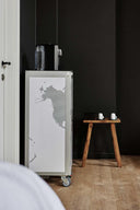 Worldmap Airplane Trolley by Bordbar - Bauhaus 2 Your House